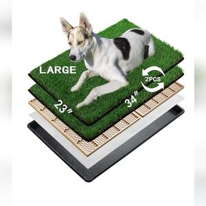 Large Green Dog Potty Training Pad